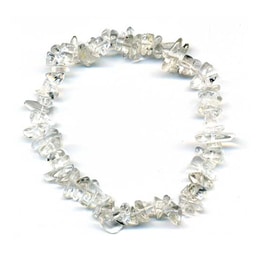 Lithoangel.com, Boutique lithotéhrapie en ligne - L'instant avec les anges - Bracelet cristal de roche chips