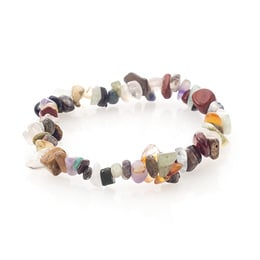 Lithoangel.com, Boutique lithotéhrapie en ligne - L'instant avec les anges - Bracelet pierres assorties chips pierres naturelles