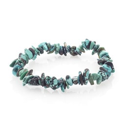 Lithoangel.com, Boutique lithotéhrapie en ligne - L'instant avec les anges - Bracelet turquoise chips pierres naturelles
