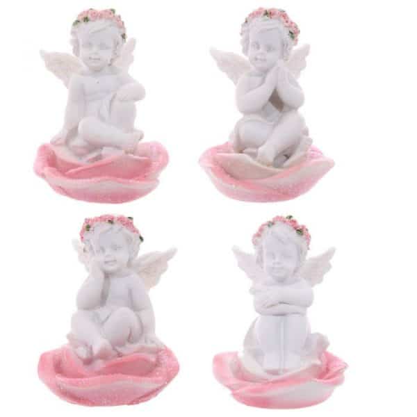 Lithoangel.com, Boutique lithotéhrapie en ligne - L'instant avec les anges - Ange assis sur une rose