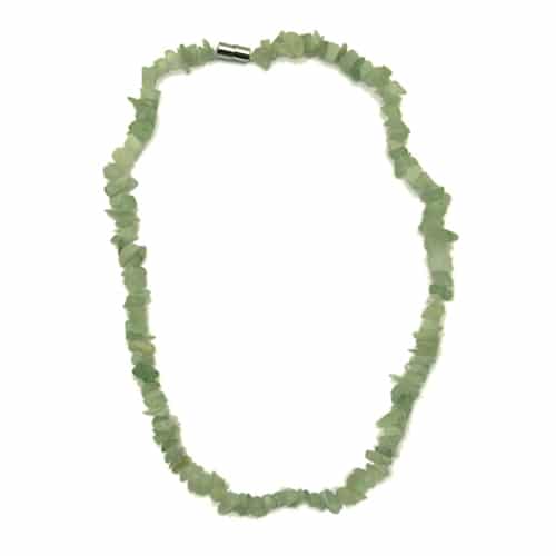 lithoangel - L'instant avec les anges - Collier chips jade verte
