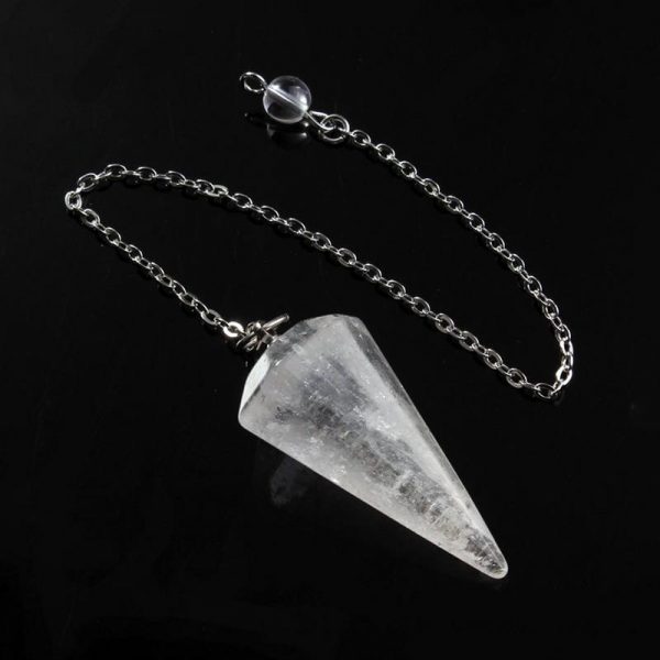Lithoangel.com, Boutique lithotéhrapie en ligne - L'instant avec les anges - Pendule cristal de roche
