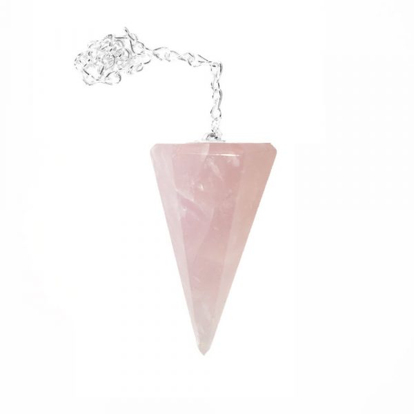 lithoangel - L'instant avec les anges - pendule en quartz rose